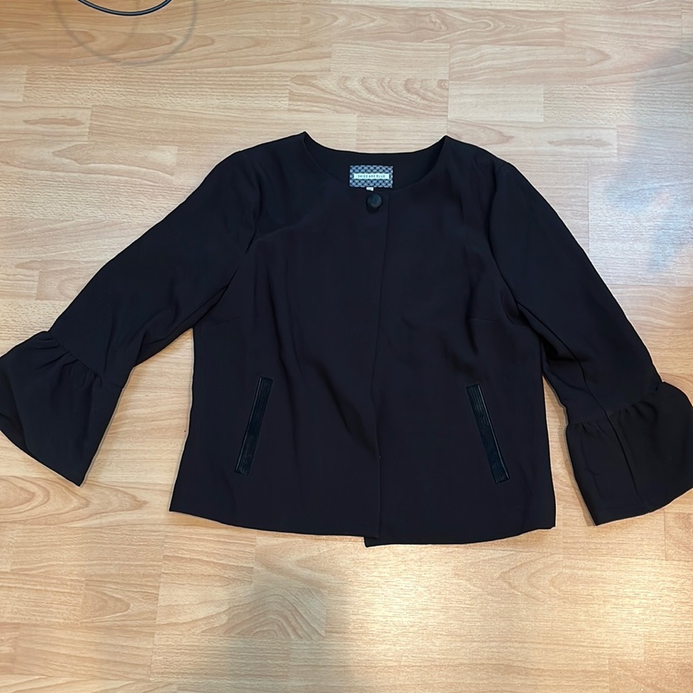 Black Dress Jacket by Skies are Blue size L